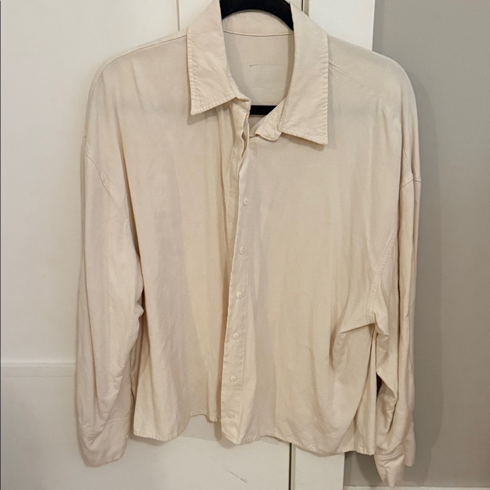 Daily Drills linen button down